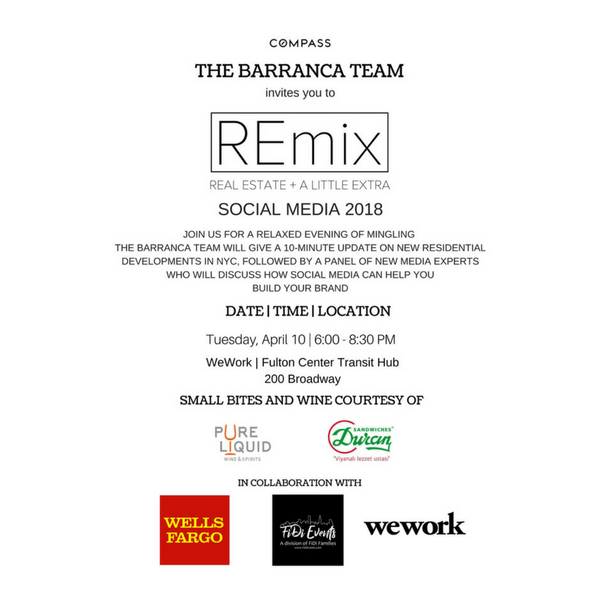 Remix with Compass and the Barranca Team: A Panel Discussion & Networking Mixer at WeWork