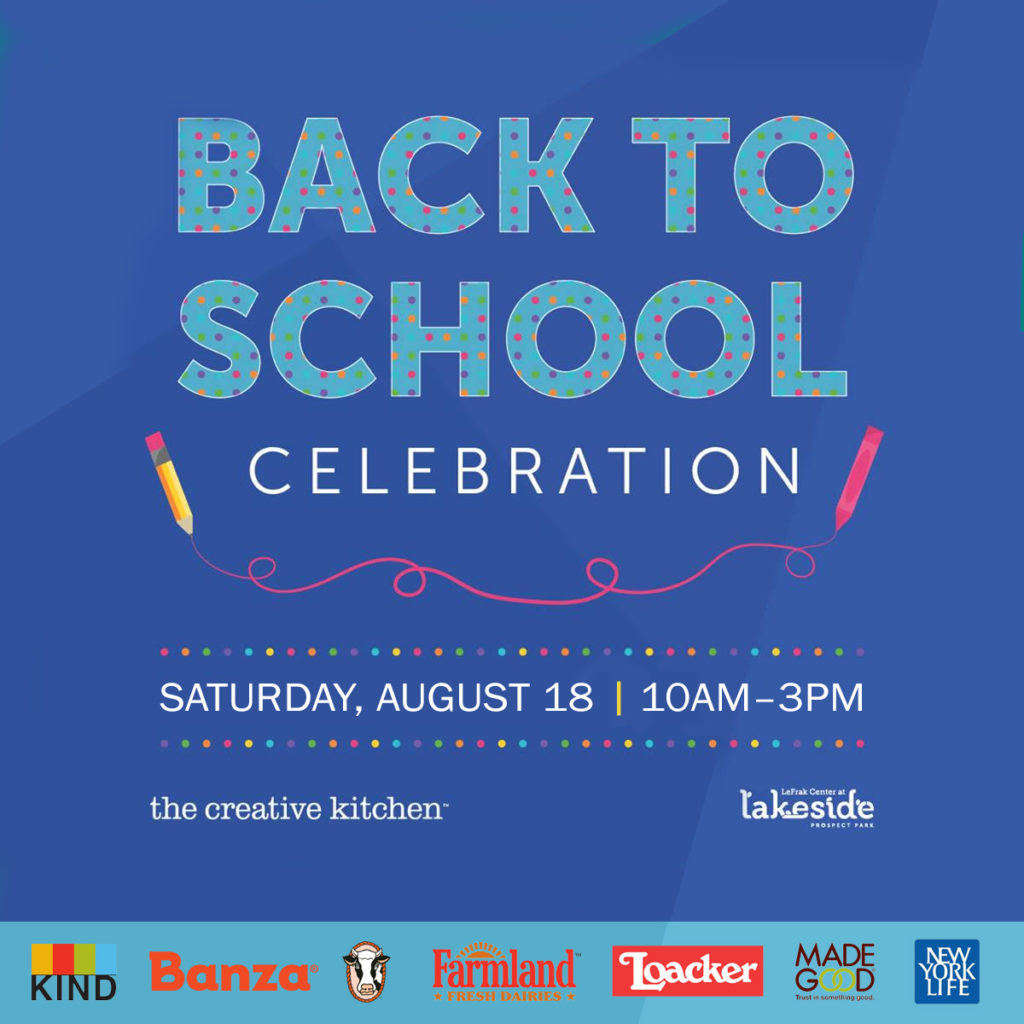 Back to School Celebration with The Creative Kitchen