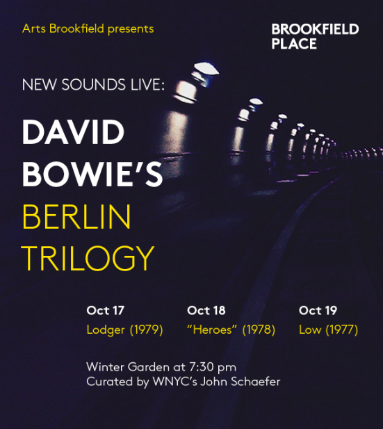 New Sounds Live: David Bowie Berlin Trilogy