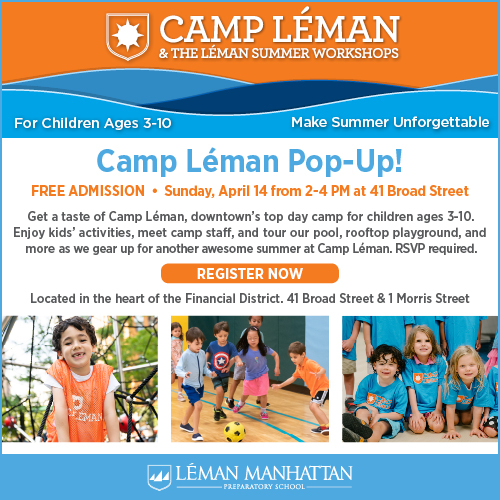 Join Us on April 14 for a Camp Léman Pop-Up