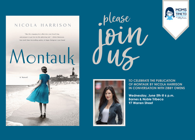 Montauk Author Talkback with Nicola Harrison and Zibby Owens at Barnes & Noble