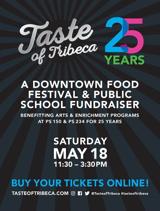 Taste of Tribeca Celebrates 25 Years on May 18th! Plus a Ticket Giveaway! 