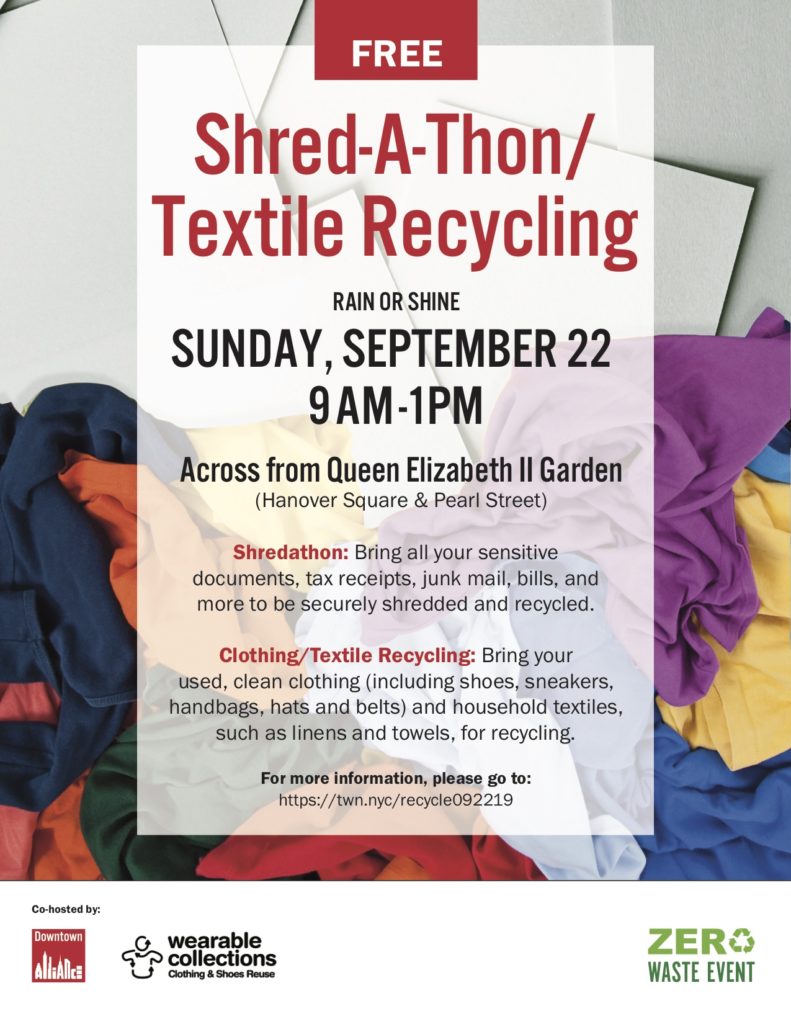 Shred-A-Thon / Textile Recycling Event (FREE)