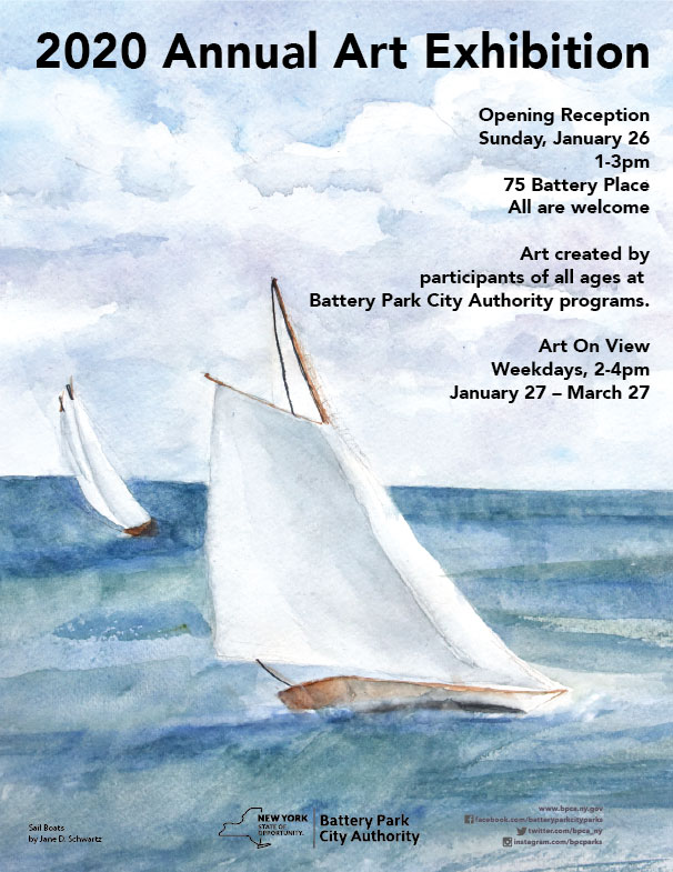 2020 Annual Art Exhibition Hosted by the Battery Park City Authority (Save the Date)