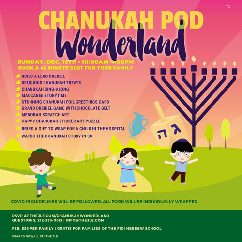 Chanukah Wonderland – Pod Style!